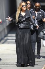 MARIAH CAREY Arrives at Jimmy Kimmel Live in Hollywood 06/06/2018