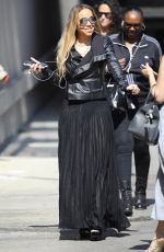 MARIAH CAREY Arrives at Jimmy Kimmel Live in Hollywood 06/06/2018