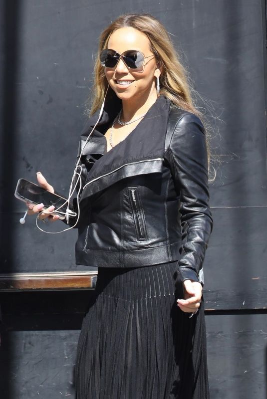 MARIAH CAREY Arrives at Jimmy Kimmel Live in Hollywood 06/06/2018