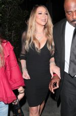 MARIAH CAREY Out Dinner in Beverly Hills 06/06/2018