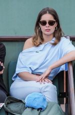 MARIE-ANGE CASTA at Roland Garros Village in Paris 06/04/2018