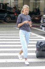 MARTHA HUNT Leaves Los Angeles International Airport 06/22/2018