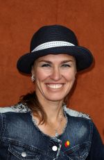 MARTINA HINGIS at Roland Garros Village in Paris 06/06/2018