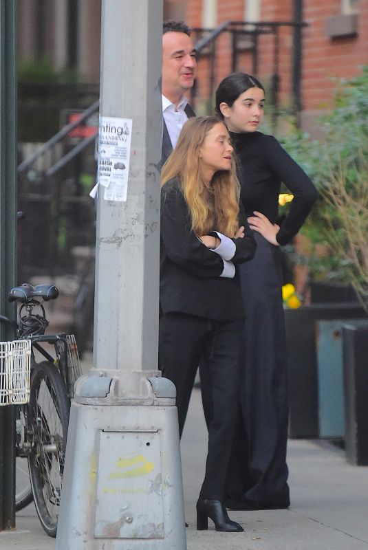 MARY KATE OLSEN and Olivier Sarkozy Out in New York 06/11/2018