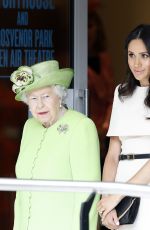 MEGHAN MARKLE and Queen Elizabeth II at Chester 06/14/2018