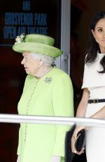 MEGHAN MARKLE and Queen Elizabeth II at Chester 06/14/2018