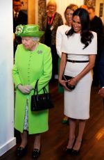 MEGHAN MARKLE and Queen Elizabeth II at Chester 06/14/2018