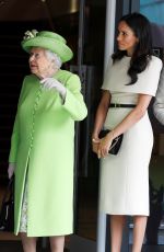 MEGHAN MARKLE and Queen Elizabeth II at Chester 06/14/2018