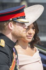 MEGHAN MARKLE at Trooping the Colour Ceremony in London 06/09/2018