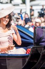 MEGHAN MARKLE at Trooping the Colour Ceremony in London 06/09/2018