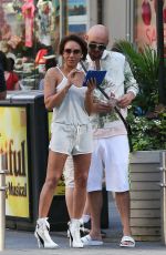 MELANIE BROWN and Gary Madatyan out in New York 06/25/2018