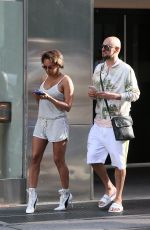 MELANIE BROWN and Gary Madatyan out in New York 06/25/2018
