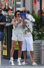 MELANIE BROWN and Gary Madatyan out in New York 06/25/2018