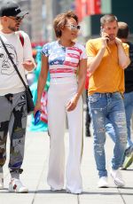 MELANIE BROWN in American Flag T-Out in New York 06/27/2018