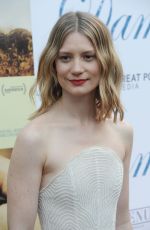 MIA WASIKOWSKA at Damsel Premiere in Los Angeles 06/13/2018