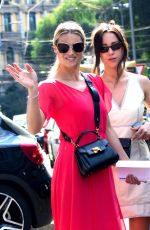 MICHELLE and AURORA HUNZIKER Out Shopping in Milan 06/14/2018