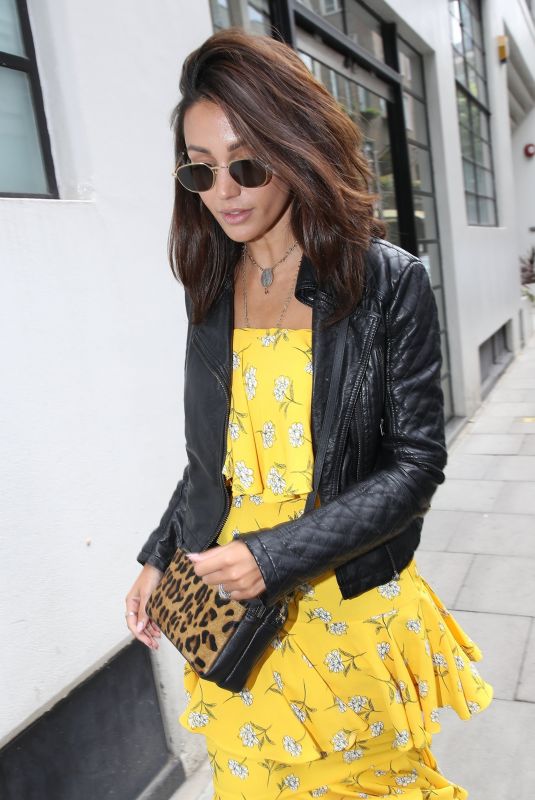 MICHELLE KEEGAN Arrives at AOL Building in London 06/05/2018