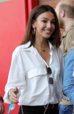 MICHELLE KEEGAN Arrives at Old Trafford in Manchester 06/10/2018