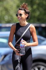 MICHELLE KEEGAN in Tights Leaves a Gym in Manchester 06/28/2018