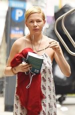 MICHELLE WILLIAMS on the Set of After the Wedding in New York 06/01/2018