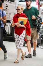 MICHELLE WILLIAMS on the Set of After the Wedding in New York 06/01/2018