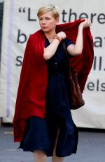 MICHELLE WILLIAMS on the Set of After the Wedding in New York 06/04/2018