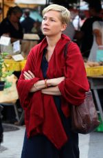 MICHELLE WILLIAMS on the Set of After the Wedding in New York 06/04/2018