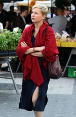 MICHELLE WILLIAMS on the Set of After the Wedding in New York 06/04/2018