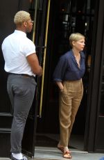 MICHELLE WILLIAMS on the Set of After the Wedding in New York 06/08/2018