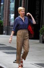 MICHELLE WILLIAMS on the Set of After the Wedding in New York 06/08/2018