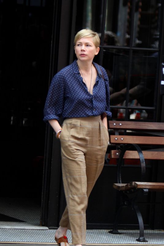 MICHELLE WILLIAMS on the Set of After the Wedding in New York 06/08/2018