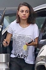 MILA KUNIS Arrives at a Office in Los Angeles 06/14/2018