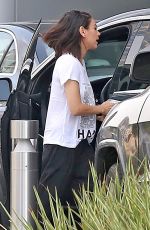 MILA KUNIS Arrives at a Office in Los Angeles 06/14/2018