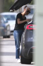 MILA KUNIS Out and About in Los Angeles 06/04/2018