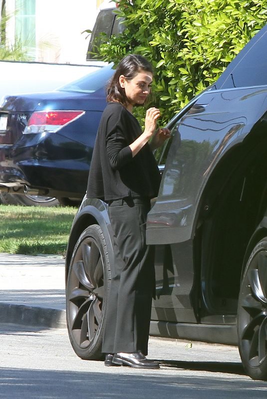 MILA KUNIS Out in Los Angeles 06/01/2018