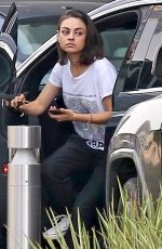 MILA KUNIS Out in Los Angeles 06/14/2018