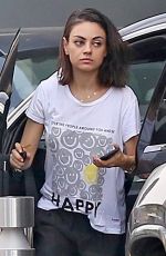 MILA KUNIS Out in Los Angeles 06/14/2018