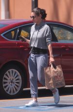 MILA KUNIS Shopping at Walgreens in Los Angeles 06/11/2018
