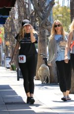 MILEY and TISH CYRUS Out and About in Studio City 06/17/2018
