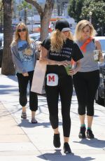 MILEY and TISH CYRUS Out and About in Studio City 06/17/2018