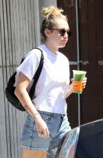 MILEY CYRUS and Liam Hemsworth Out for Iced Coffee in Studio City 06/20/2018