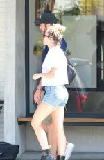 MILEY CYRUS and Liam Hemsworth Out for Iced Coffee in Studio City 06/20/2018