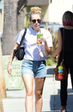 MILEY CYRUS and Liam Hemsworth Out for Iced Coffee in Studio City 06/20/2018