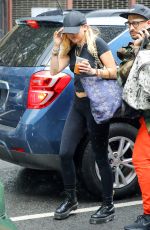 MILEY CYRUS Arrives at a Recording Studio in New York 06/28/2018