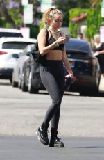 MILEY CYRUS Heading to a Gym in Los Angeles 06/15/2018