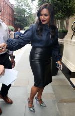 MINDY KALING Out and About in London 06/13/2018