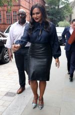 MINDY KALING Out and About in London 06/13/2018