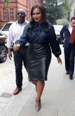 MINDY KALING Out and About in London 06/13/2018
