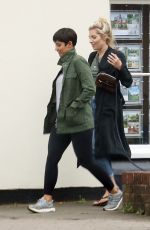 MOLLIE KING and FRANKIE BRIDGE Out in Cobham 06/12/2018