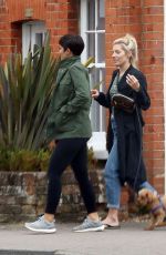 MOLLIE KING and FRANKIE BRIDGE Out in Cobham 06/12/2018